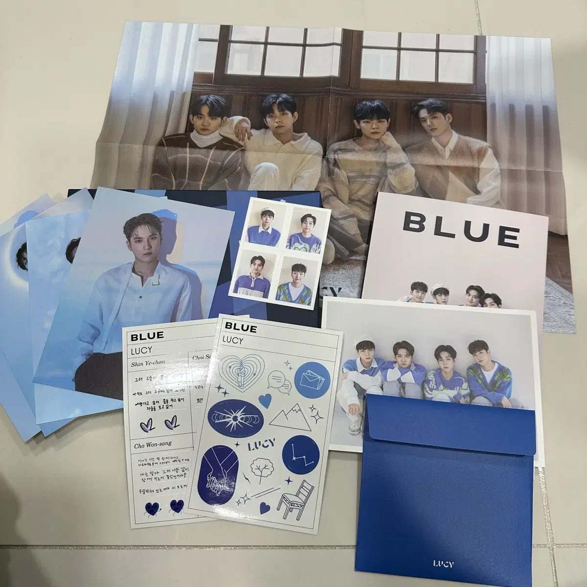 루시 블루 blue 개봉 앨범 포카 제외 풀구성